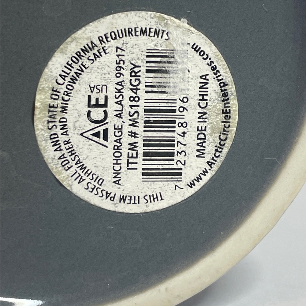 Leavenworth Gray Ceramic Mug - Picture 7 of 7
